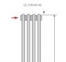 Вертикальный радиатор Purmo DL 2180 x 04 AB