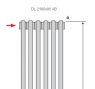 Вертикальный радиатор Purmo DL 2180 x 06 AB