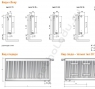 Панельный радиатор Purmo Ventil Compact CV 11-450-2300